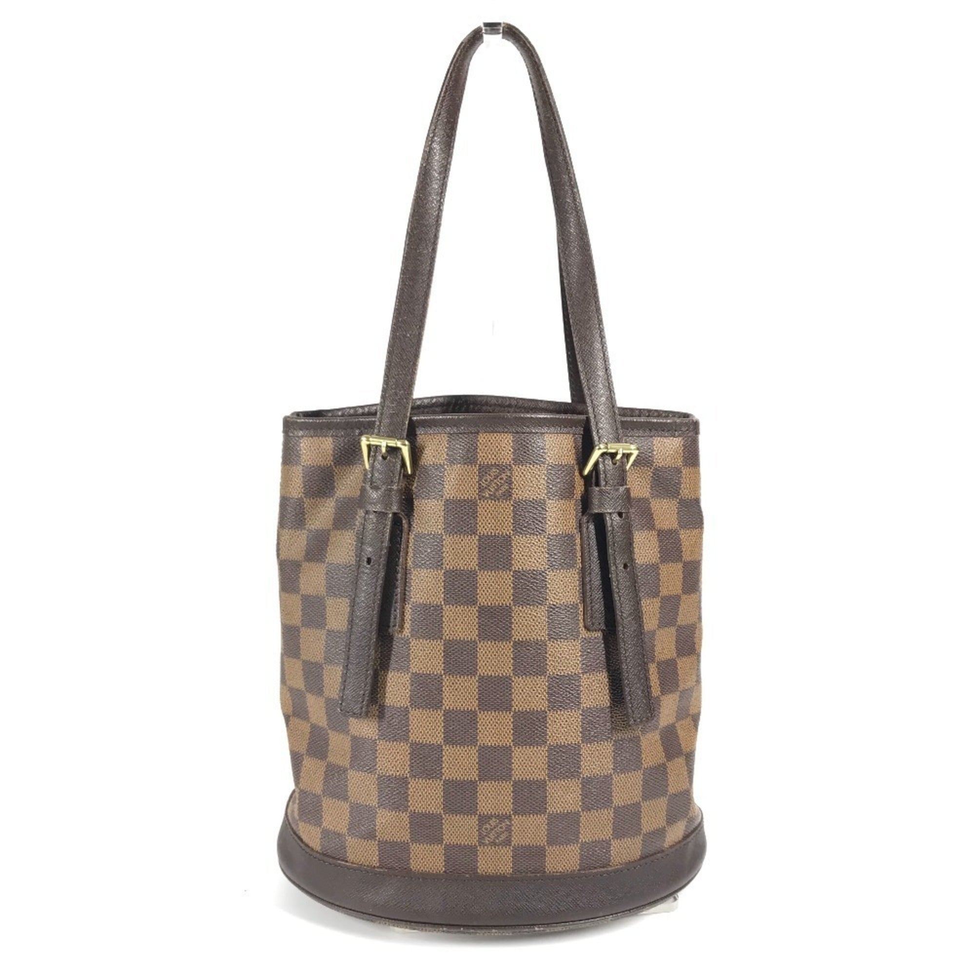 Louis Vuitton Brown Damier Canvas Ebene Damier Canvas Pouch Shoulder Bag Tote Bag
