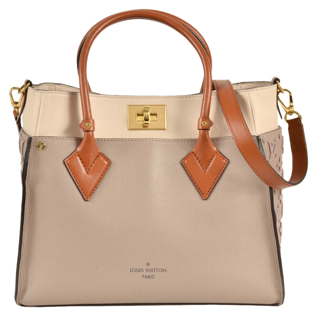 Louis Vuitton Beige Galle Leather Handbag