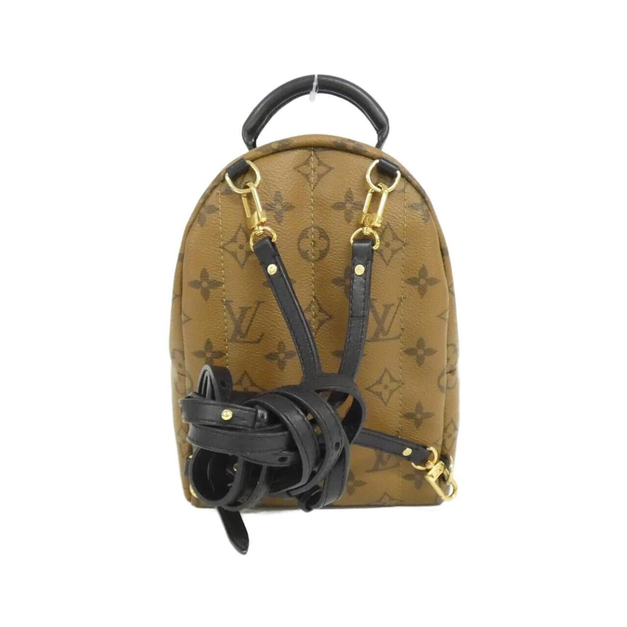 Louis Vuitton Marron Coated Canvas Backpack