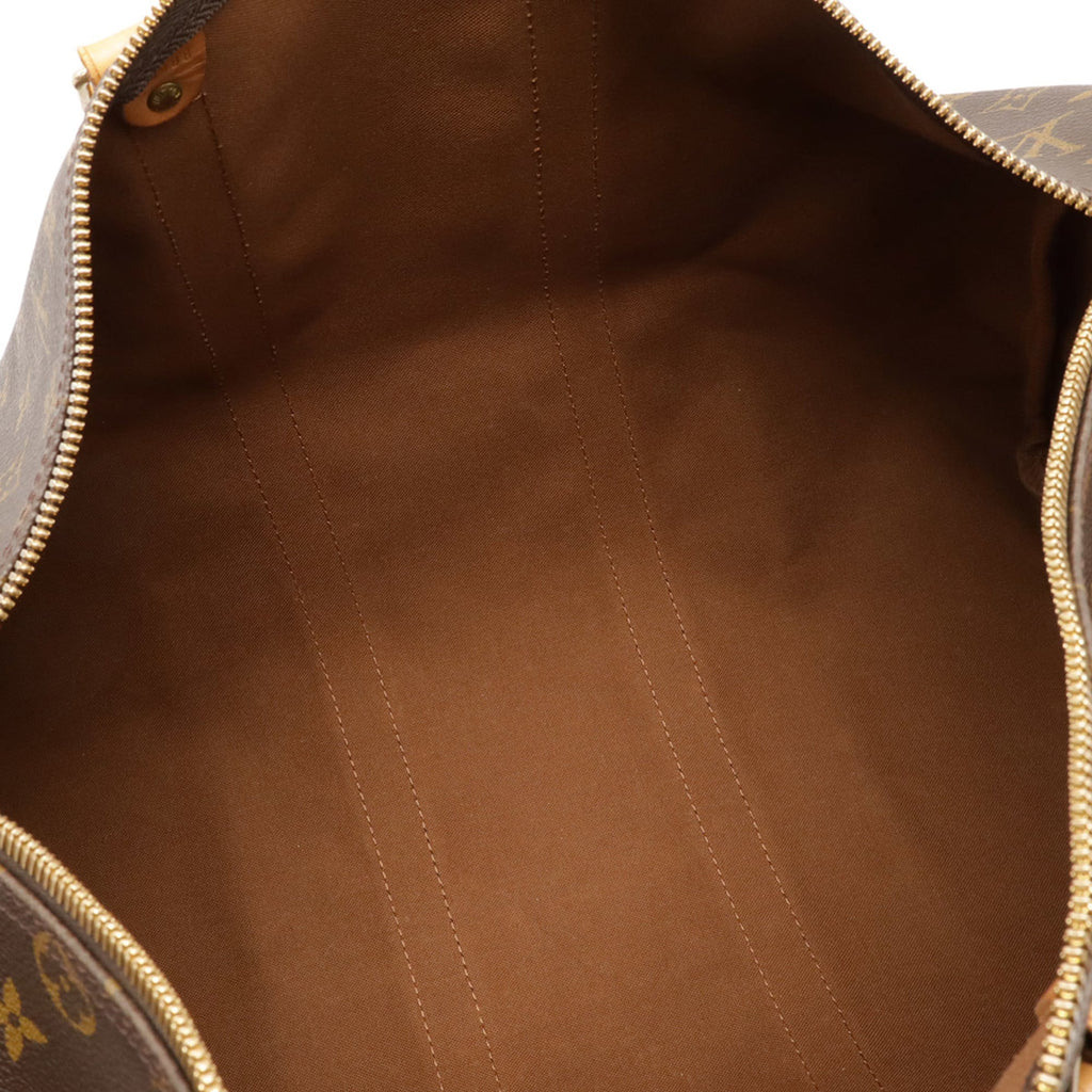 Louis Vuitton Brown Pvc Boston Bag Handbag