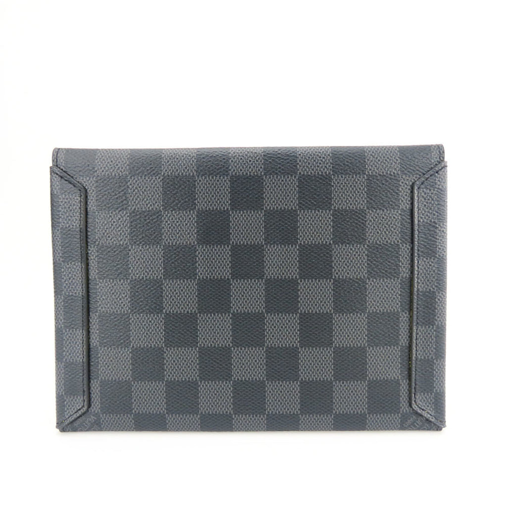 Louis Vuitton Damier Graphite Black Gray Damier Graphite Clutch Bag
