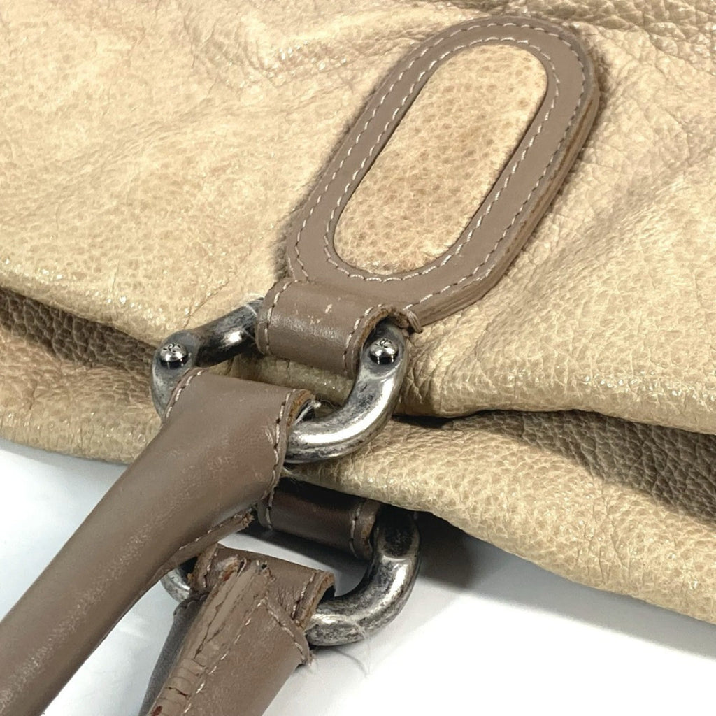 Chanel Beige Leather Shoulder Bag Tote Bag
