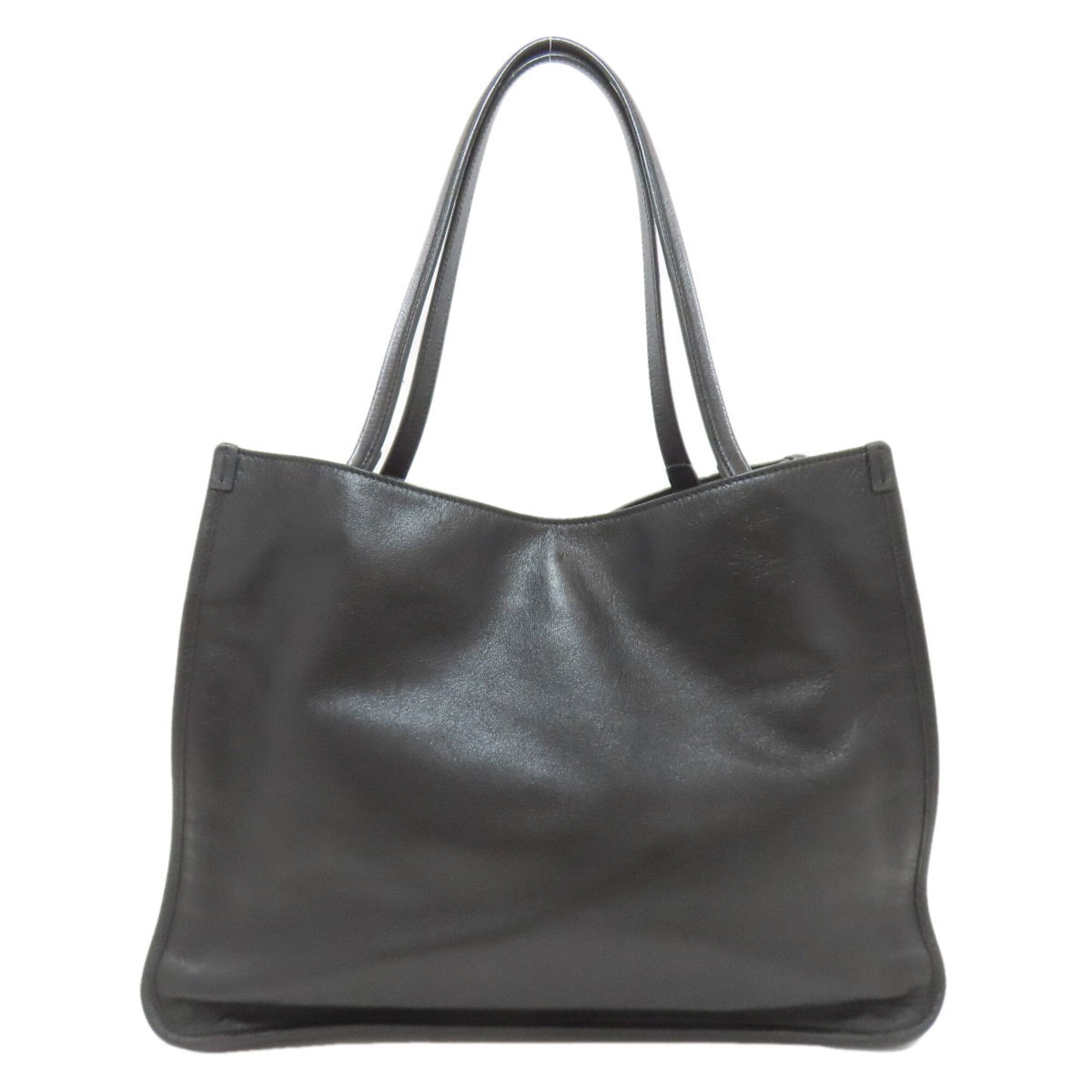Gucci Black Leather Tote Bag (Pre-Owned)