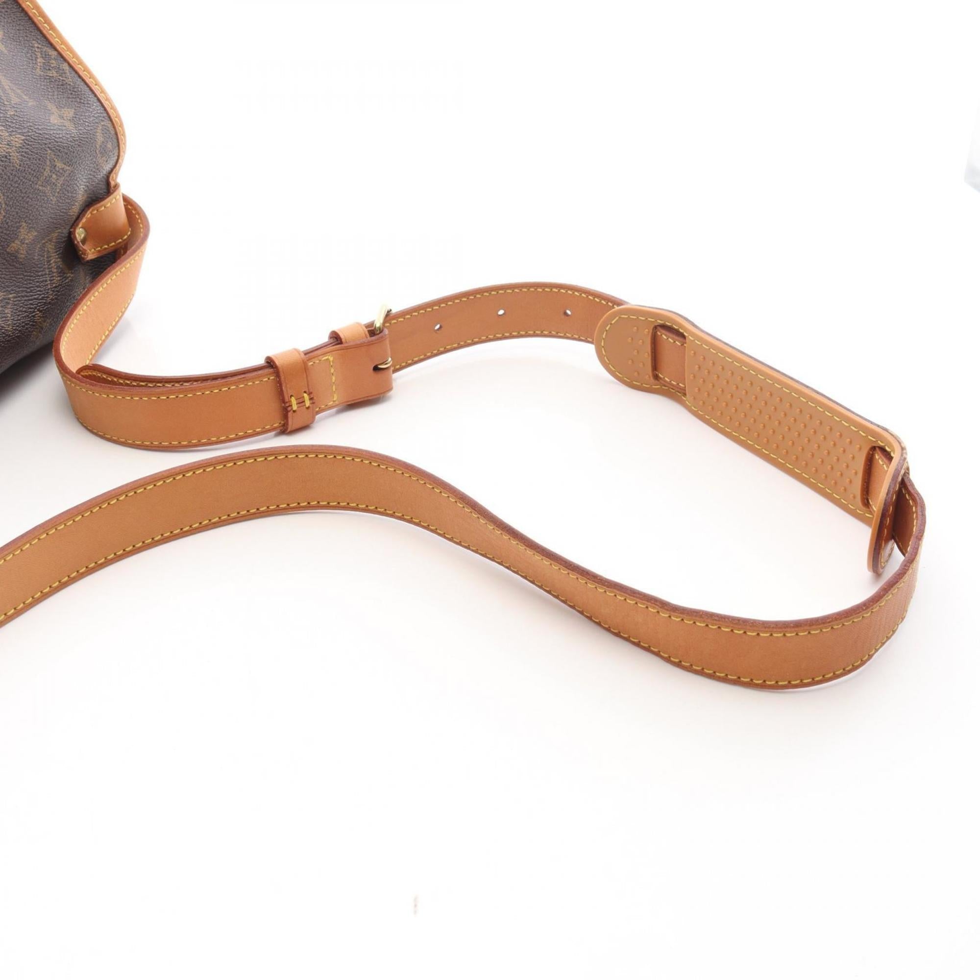 Louis Vuitton Brown Coated Canvas Pvc Monogram Leather Handbag Shoulder Bag
