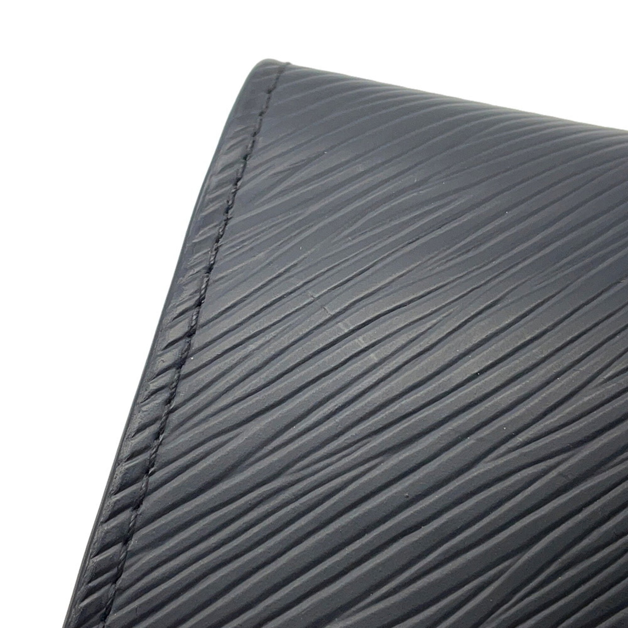 Louis Vuitton Black Noir Spangles Epi Leather Chain/Shoulder Wallet