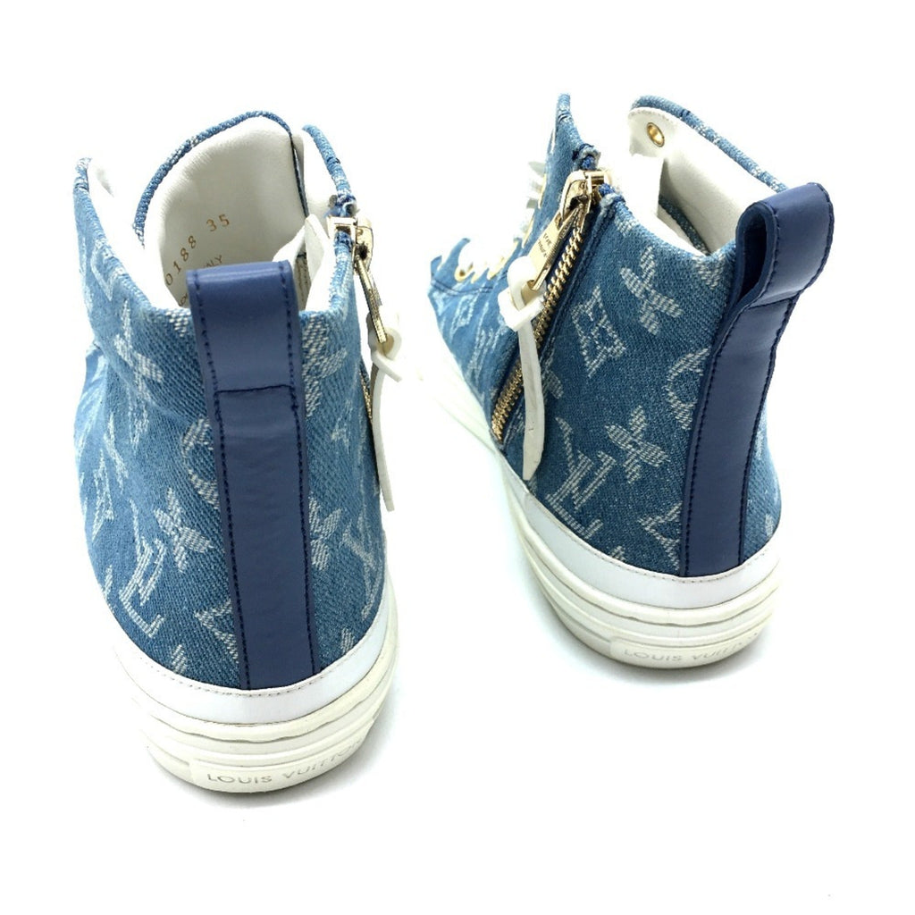 Louis Vuitton Blue White Sneakers