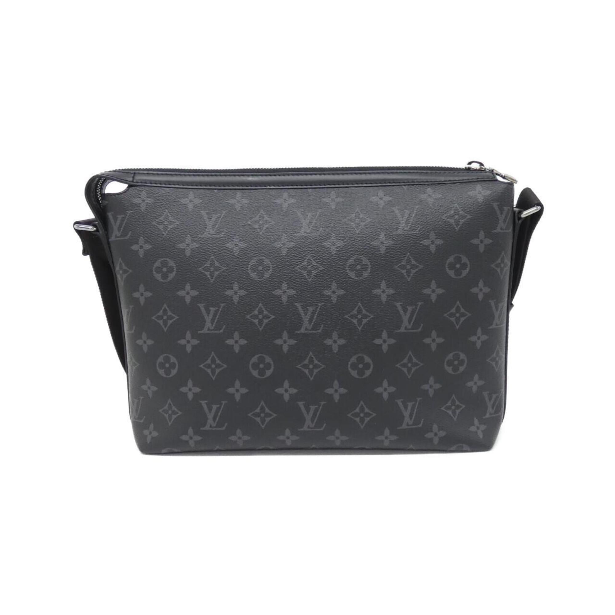 Louis Vuitton Black Coated Canvas Shoulder Bag