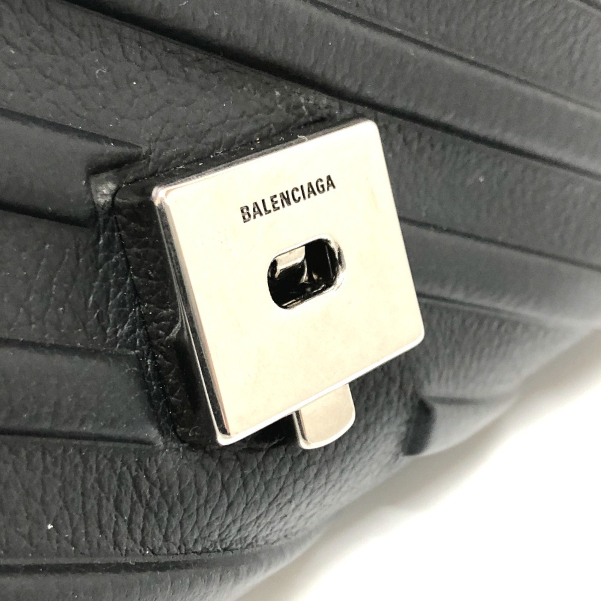 Balenciaga Black Leather Shoulder