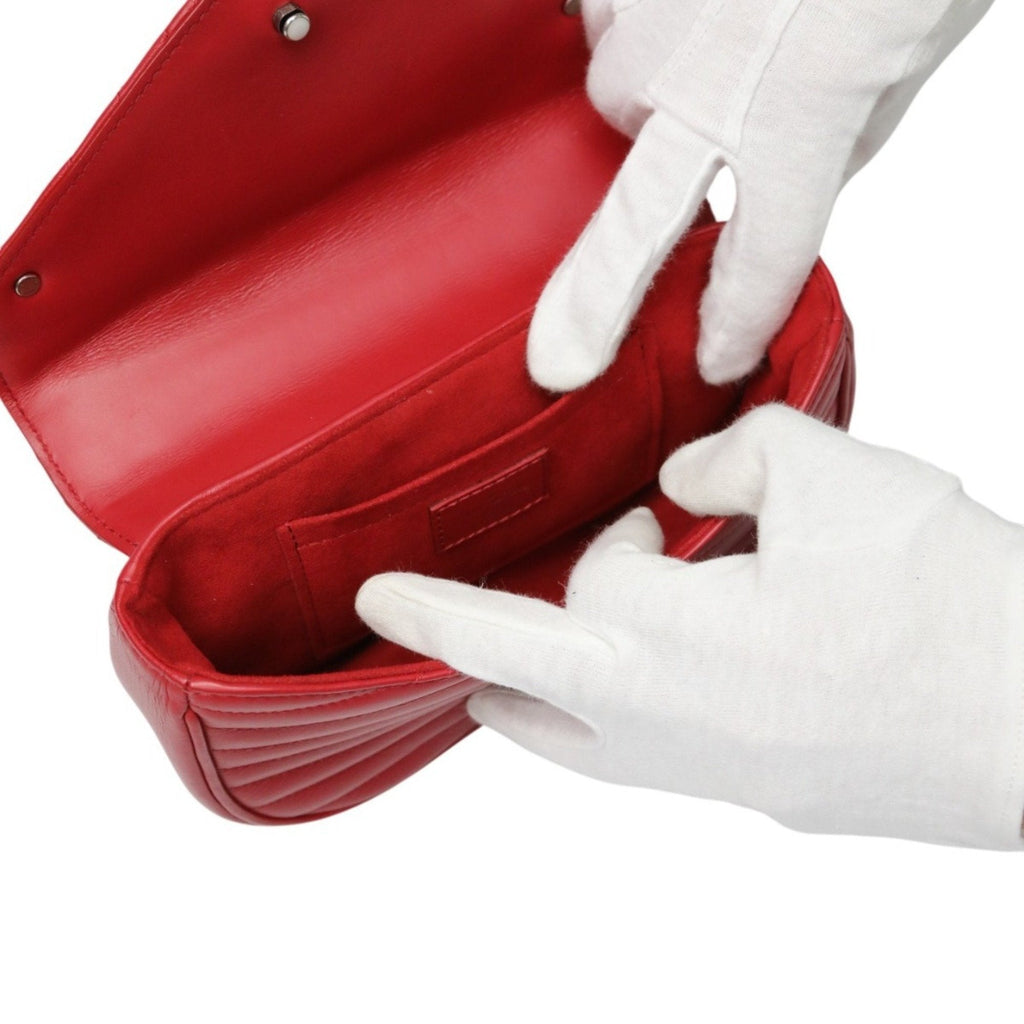 Louis Vuitton Red Color Leather Shoulder Bag