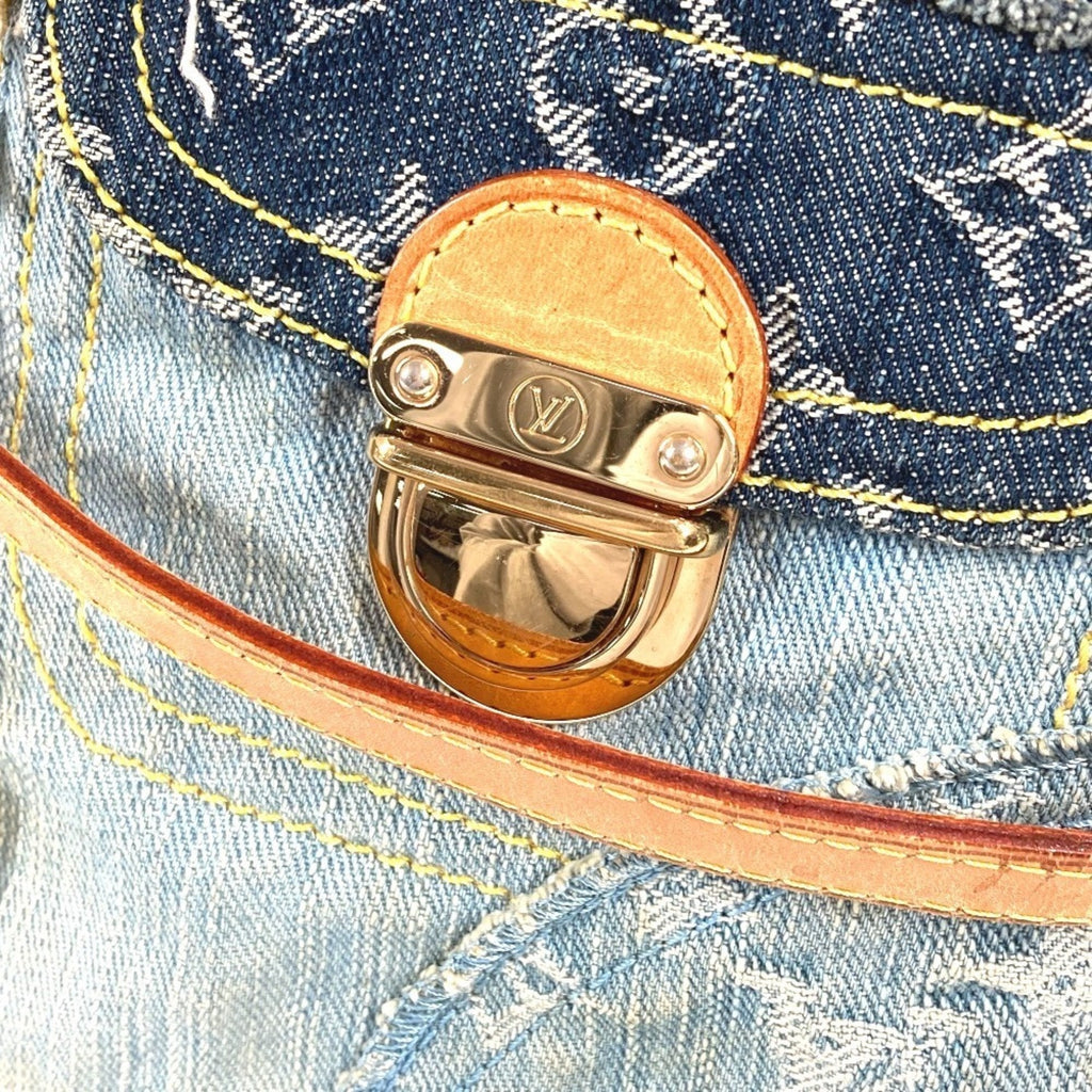 Louis Vuitton Blue Monogram Monogram Denim Messenger Bag Shoulder Bag