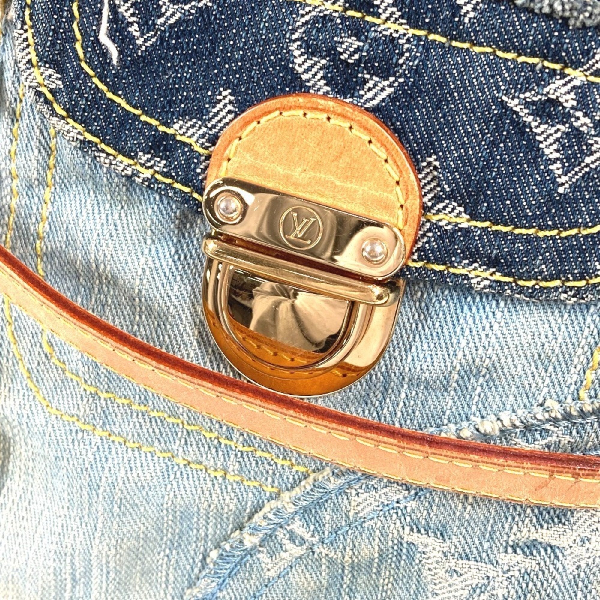Louis Vuitton Blue Monogram Monogram Denim Messenger Bag Shoulder Bag