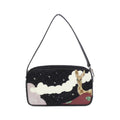 Louis Vuitton Black Satin Pochette Pouch