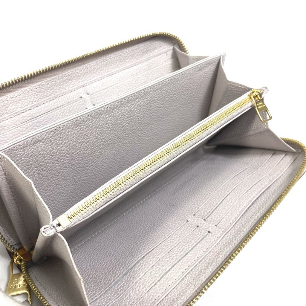 Louis Vuitton Monogram Empreinte Gray Monogram Empreinte Long Wallet