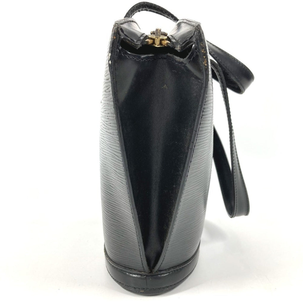 Louis Vuitton Black Noir Epi Leather Handbag Tote Bag
