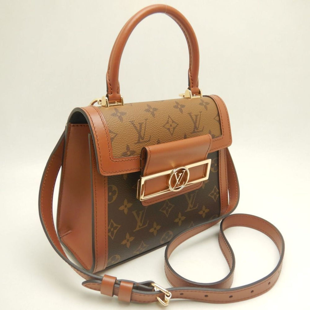 Louis Vuitton Monogram Reverse Brown Pvc Leather Handbag