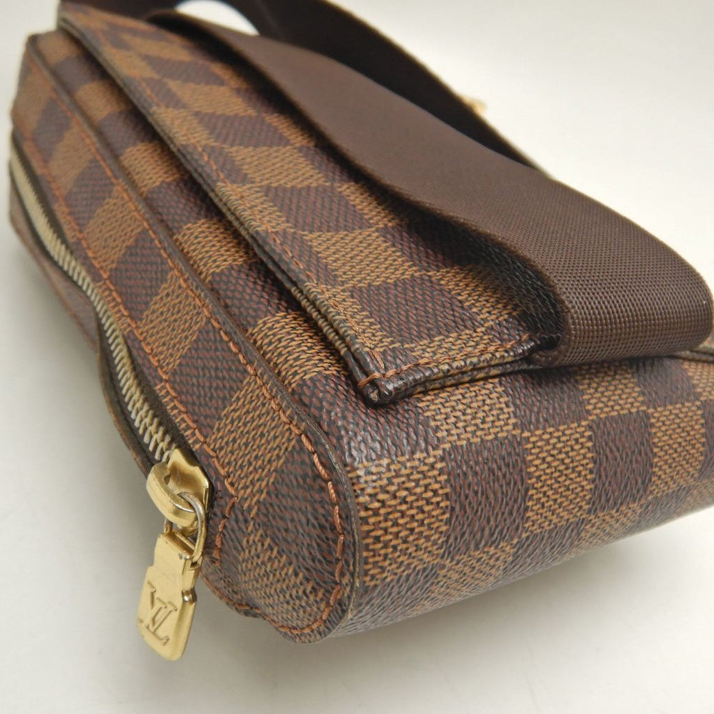 Louis Vuitton Brown Ebene Pvc Sling Bag