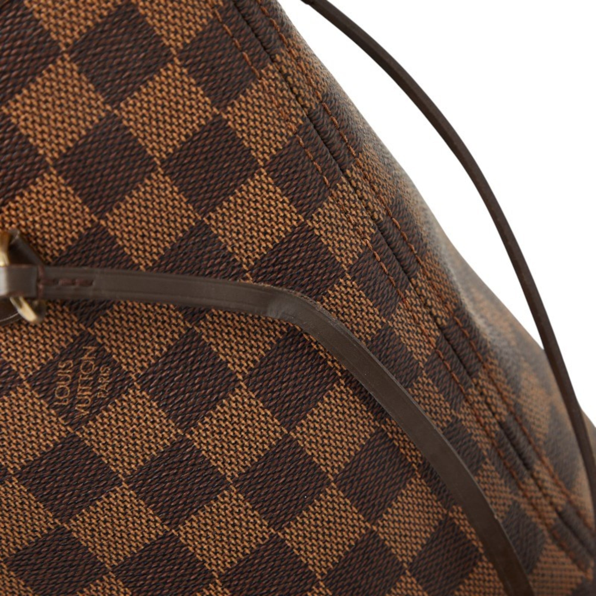 Louis Vuitton Brown Pvc Leather Tote Bag