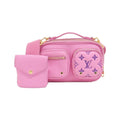 Louis Vuitton Rose Leather Shoulder Bag
