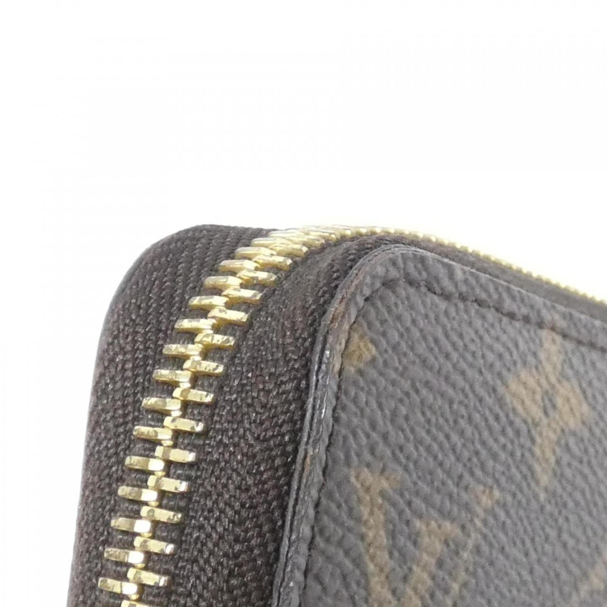 Louis Vuitton Marron Coated Canvas Long Wallet