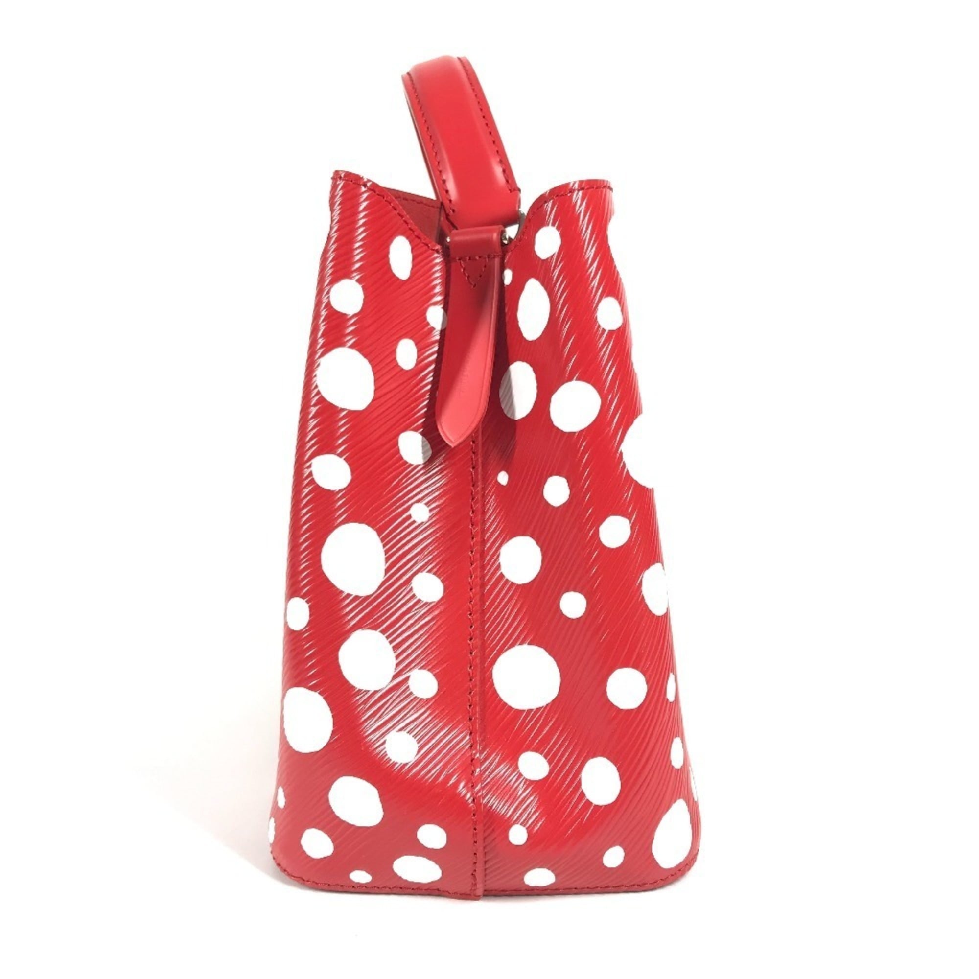 Louis Vuitton Red Color White Epi Leather Handbag Shoulder Bag