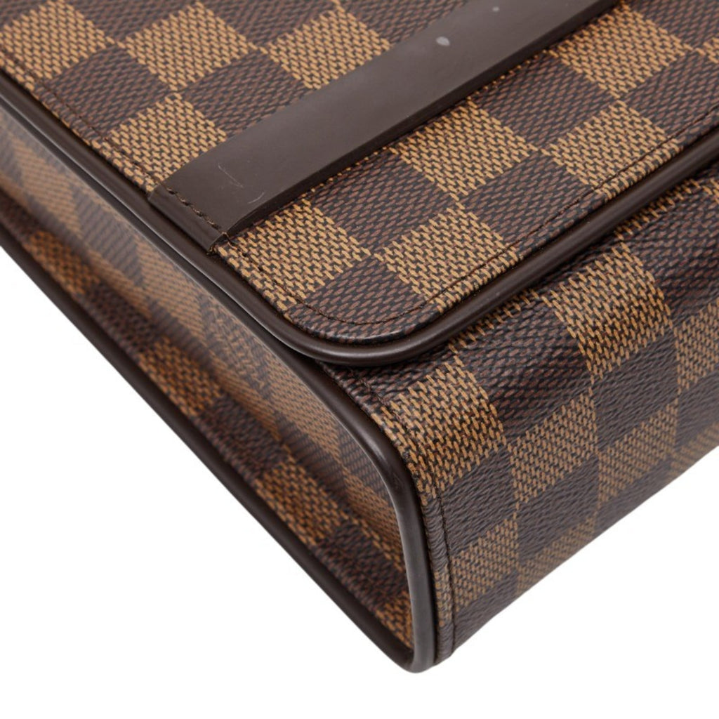 Louis Vuitton Brown Pvc Leather Shoulder Bag