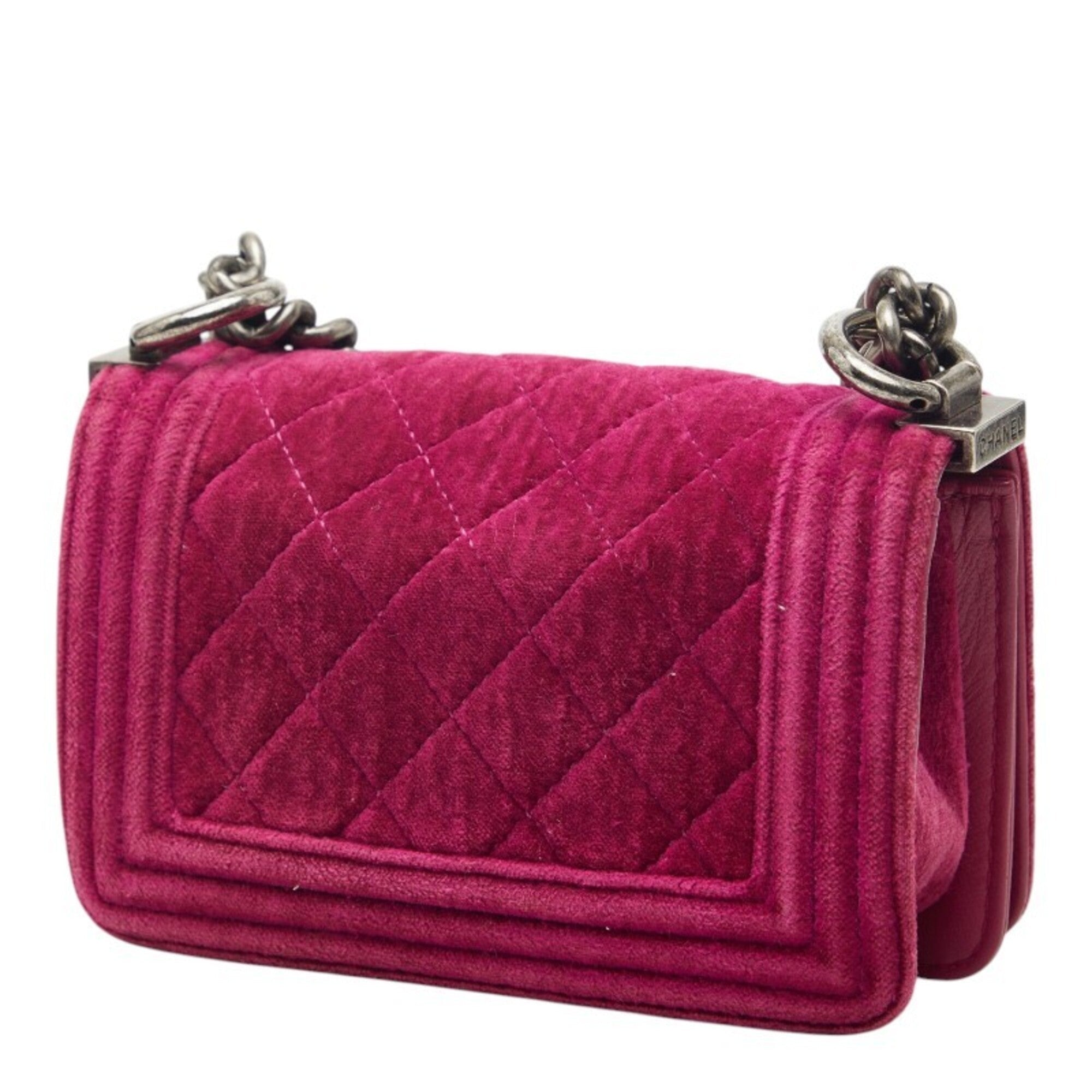 Chanel Pink Leather Shoulder Bag