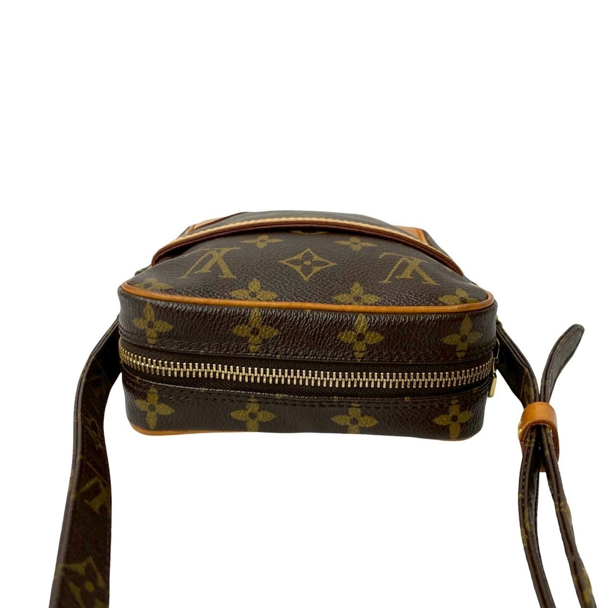 Louis Vuitton Brown Leather Pvc Pochette Shoulder Bag