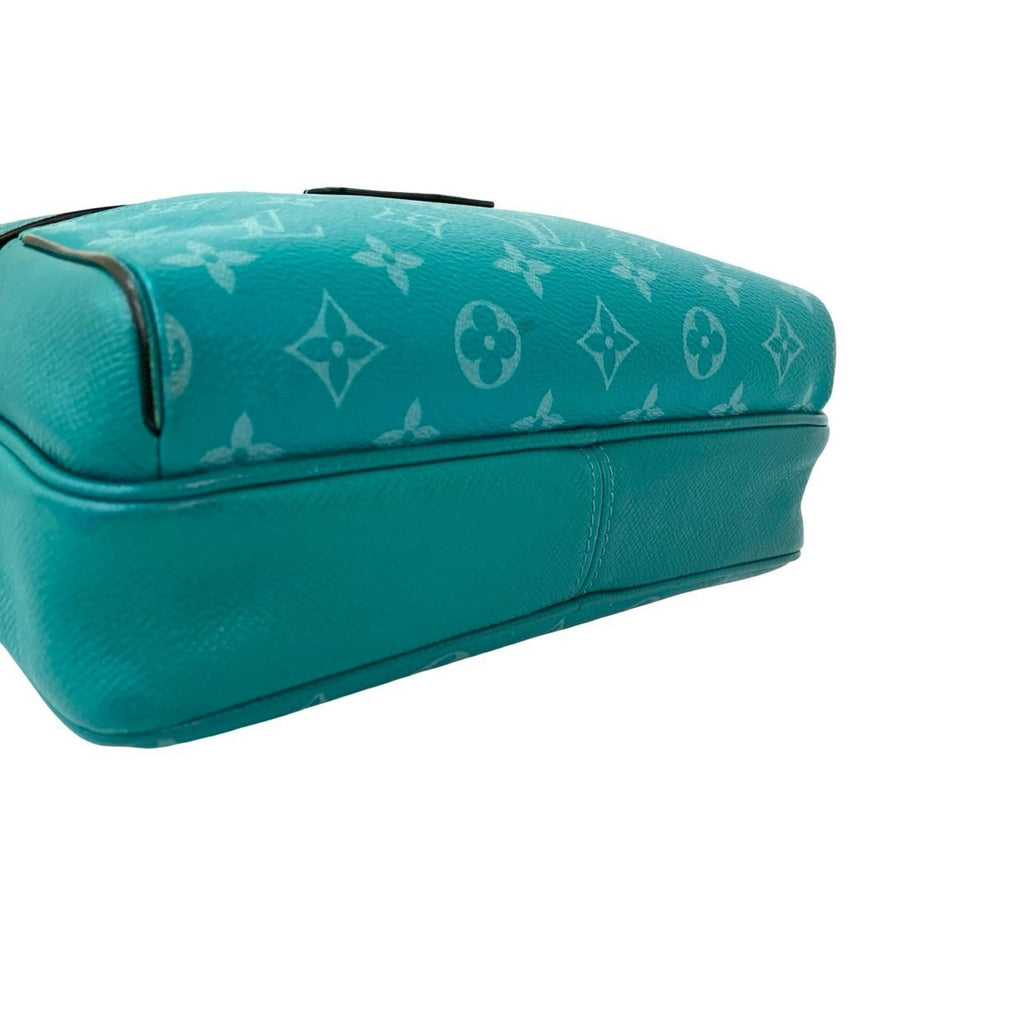 Louis Vuitton Green Leather Shoulder Bag