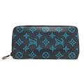 Louis Vuitton Monogram Shadow Galle Navy Monogram Shadow Long Wallet