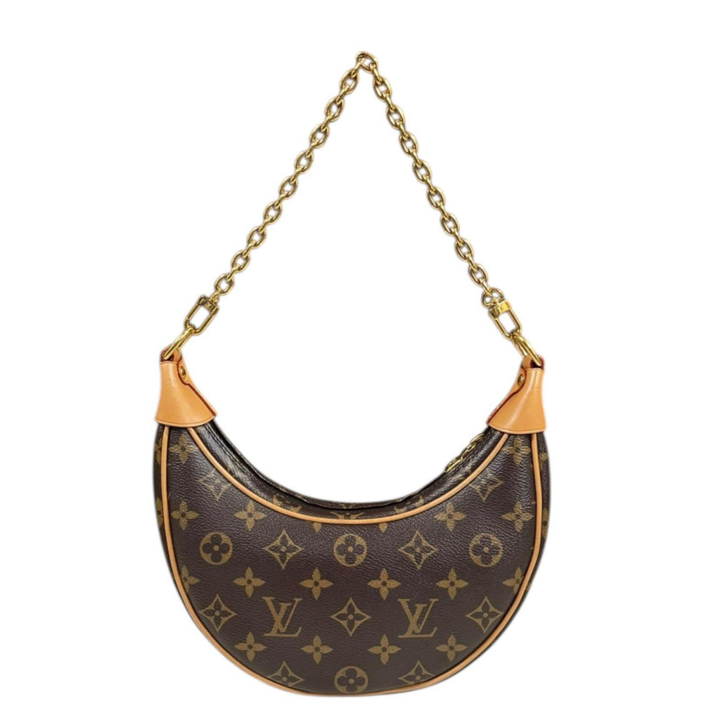 Louis Vuitton Brown Monogram Canvas Shoulder Bag