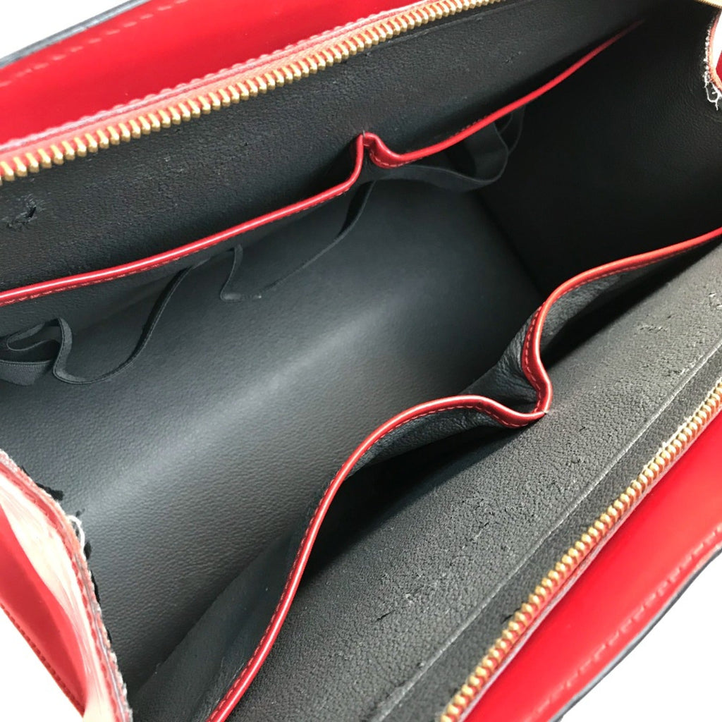 Louis Vuitton Red Leather Handbag
