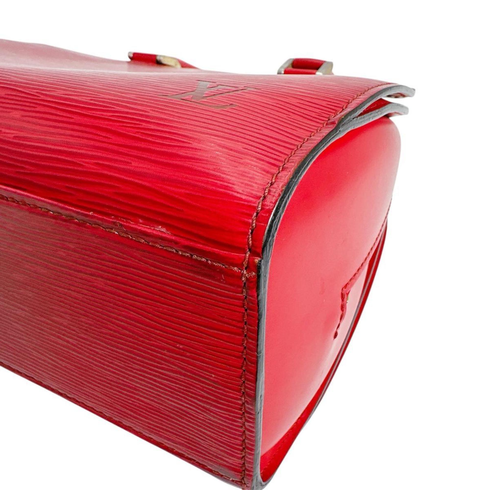 Louis Vuitton Red Color Epi Leather Handbag
