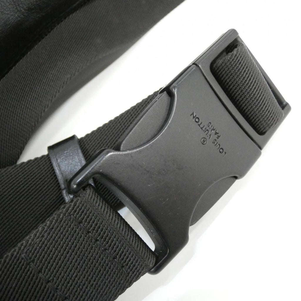 Louis Vuitton Black Coated Canvas Shoulder Bag