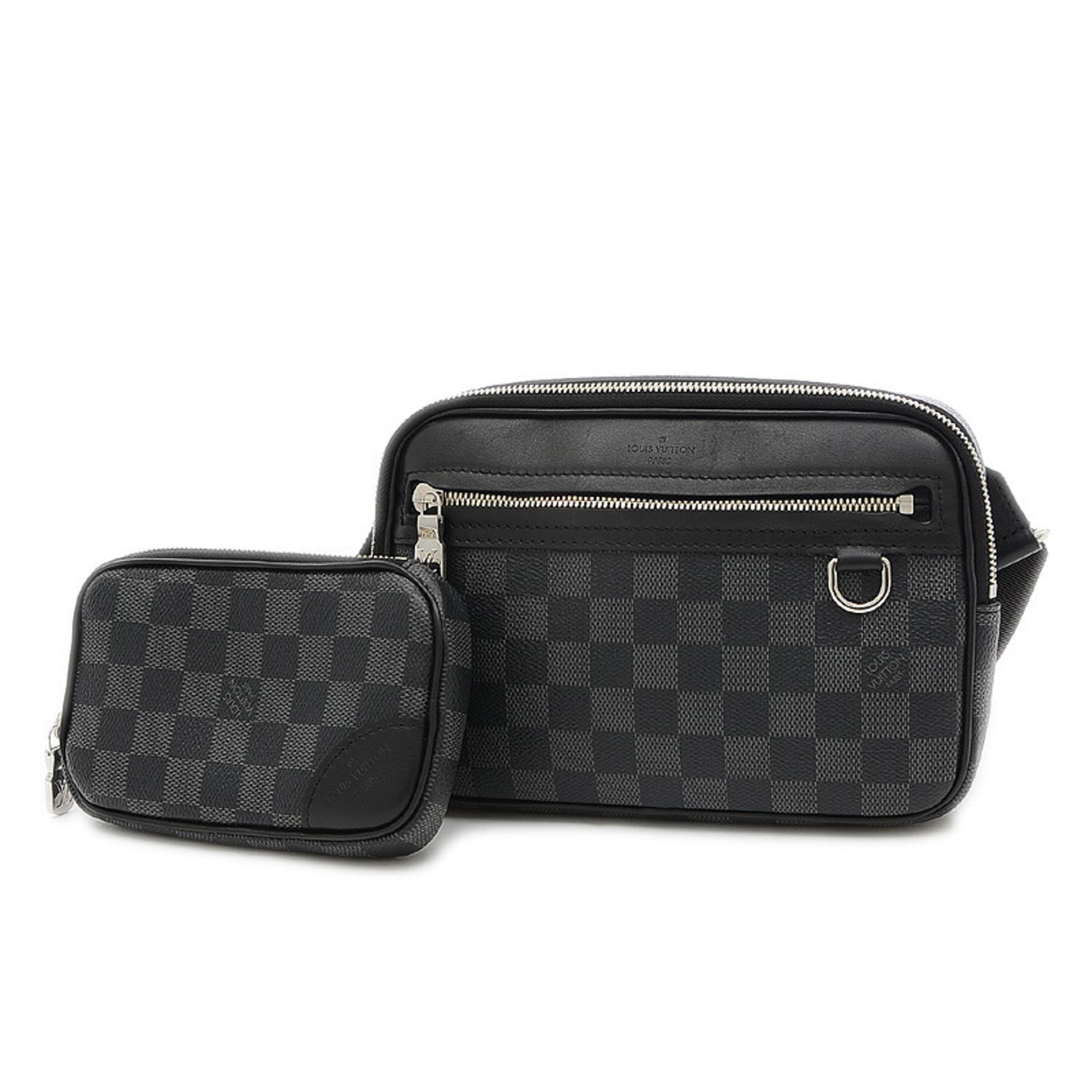 Louis Vuitton Damier Graphite Scott Messenger Shoulder Bag Men's N50018