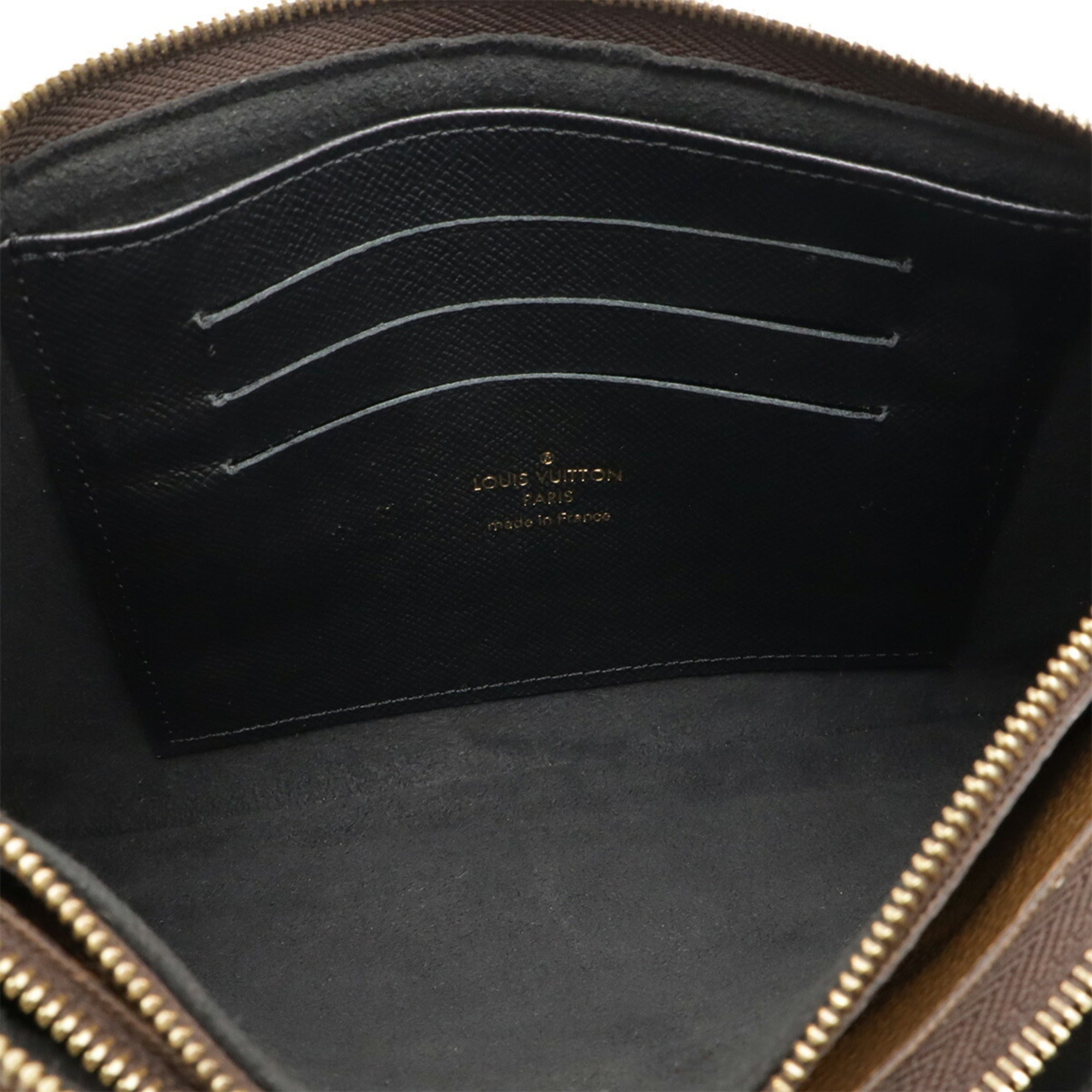 Louis Vuitton Pvc Leather Clutch Bag Pochette Pouch Shoulder Bag