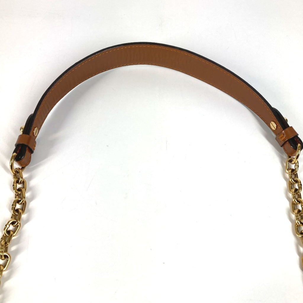 Louis Vuitton Brown Orange Monogram Leather Shoulder Bag