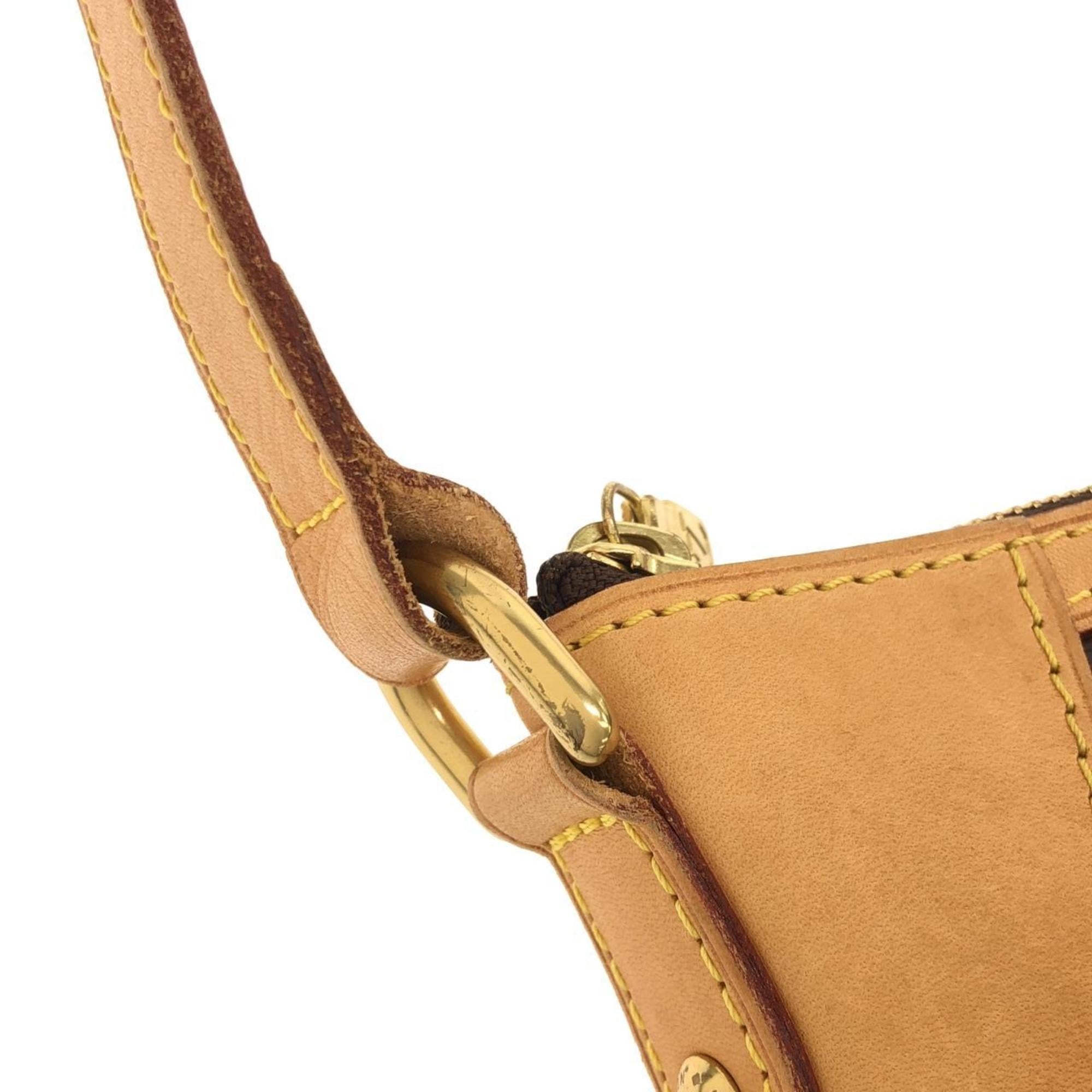 Louis Vuitton Marron Coated Canvas Shoulder Bag