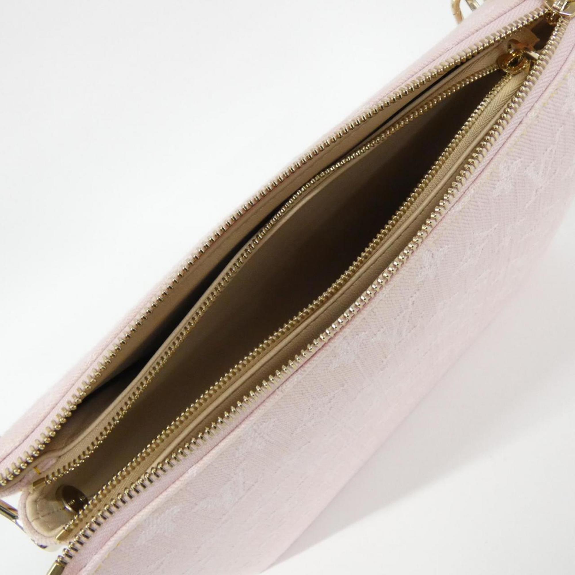 Louis Vuitton Pink Denim Handbag