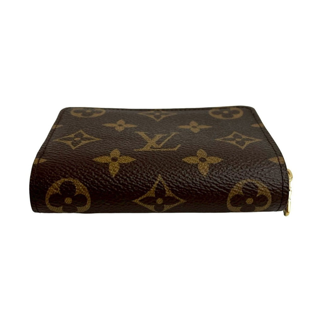 Louis Vuitton Brown Leather Pvc Wallet
