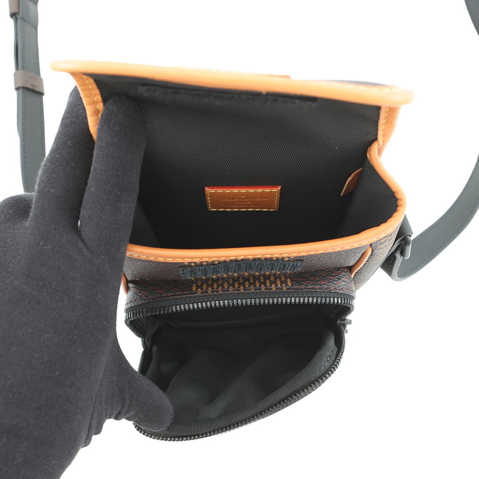 Louis Vuitton Black Damier Canvas Monogram Noir Monogram Shoulder Bag