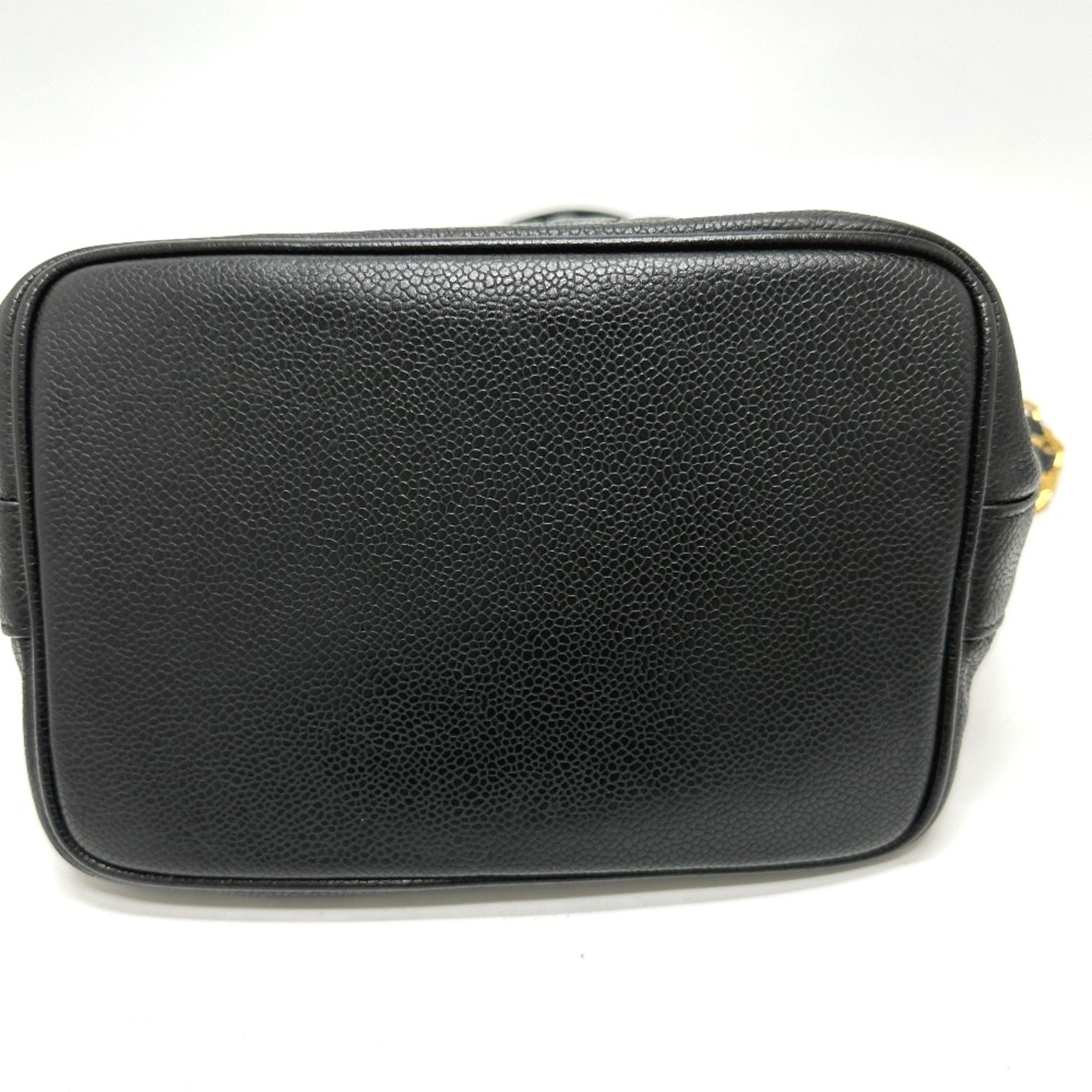 Chanel Black Leather Shoulder Bag