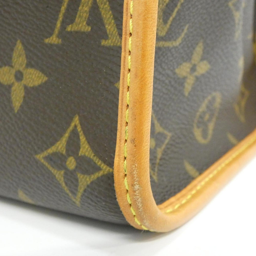 Louis Vuitton Monogram Marron Coated Canvas Shoulder Bag
