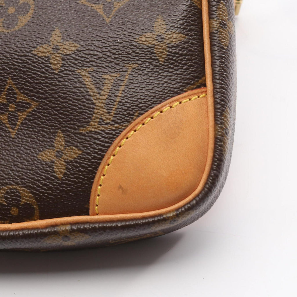 Louis Vuitton Brown Pvc Leather Shoulder Bag