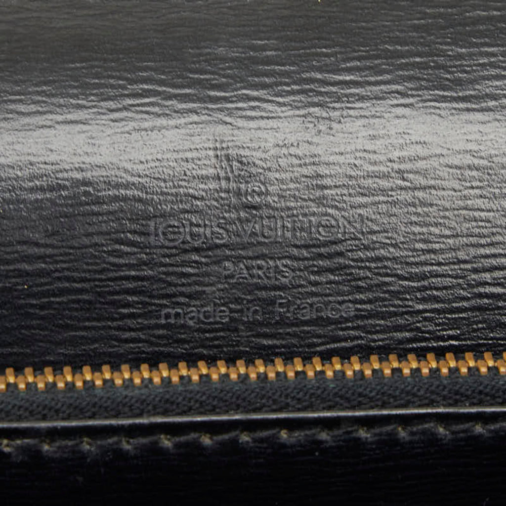 Louis Vuitton Black Noir Cuir Ombre Leather Shoulder Bag