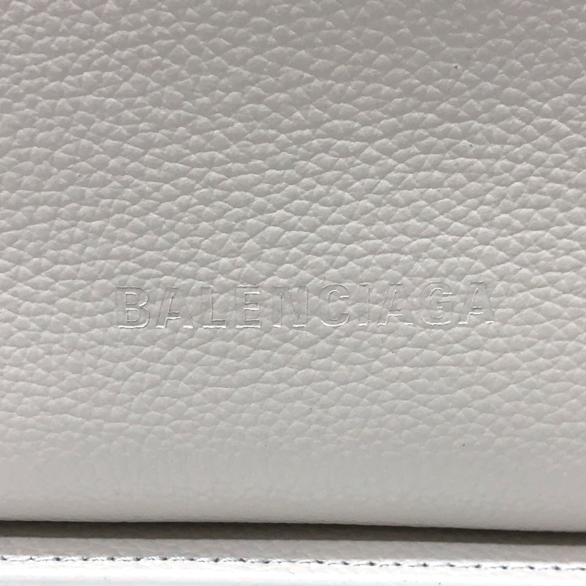Balenciaga White Leather Shoulder