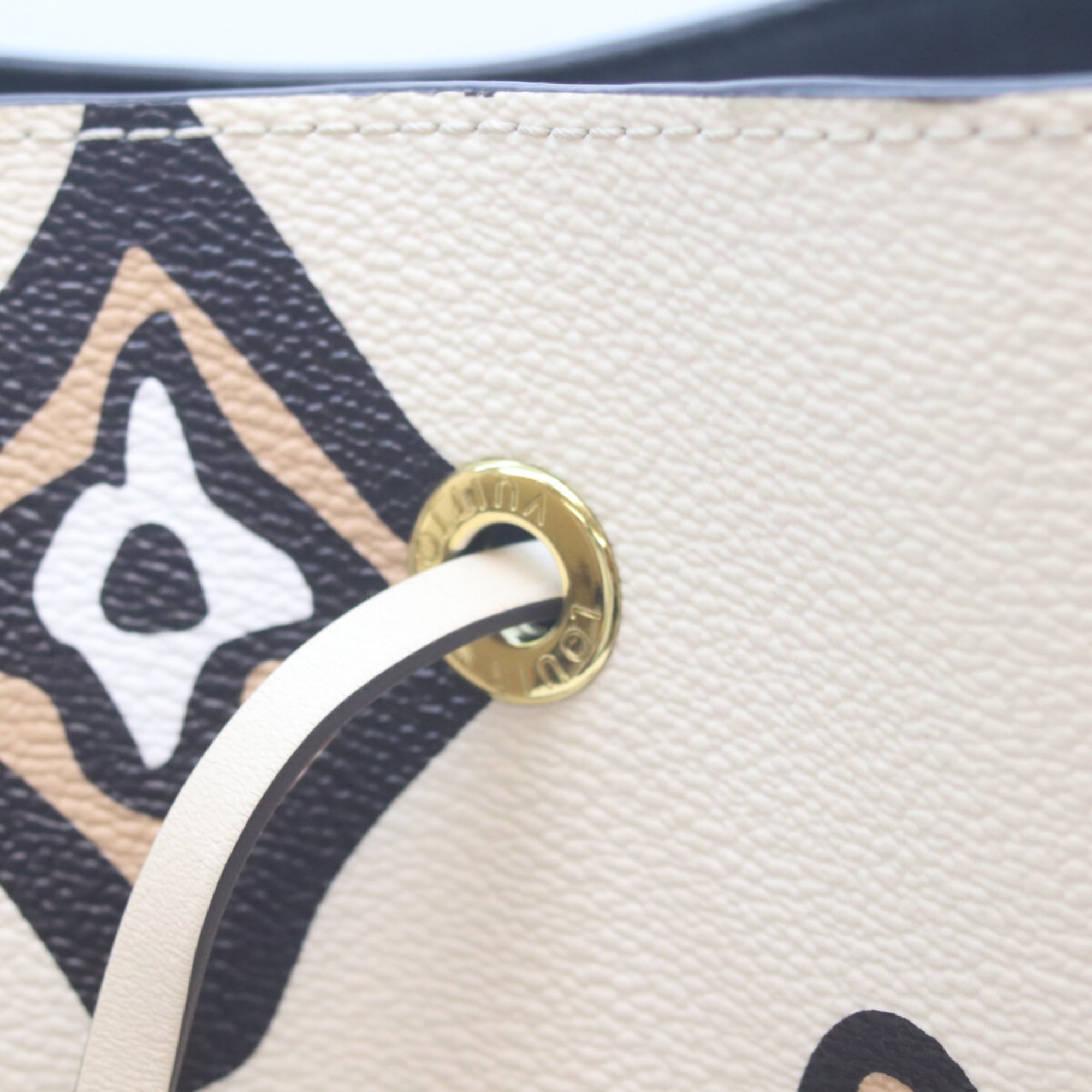 Louis Vuitton Ivory Pvc Shoulder Bag