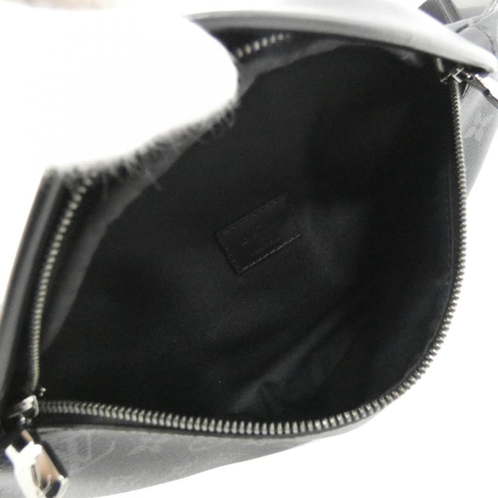 Louis Vuitton Black Coated Canvas Shoulder Bag