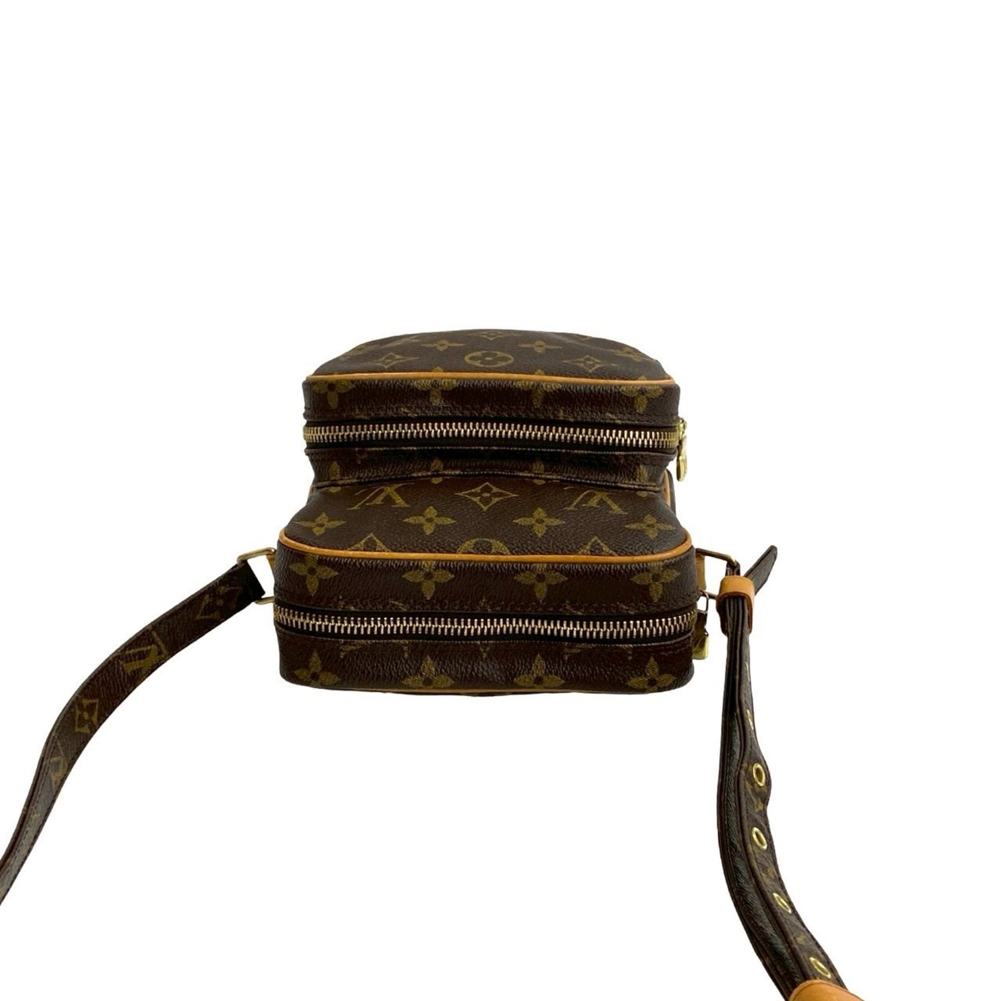Louis Vuitton Brown Leather Pvc Pochette Shoulder Bag