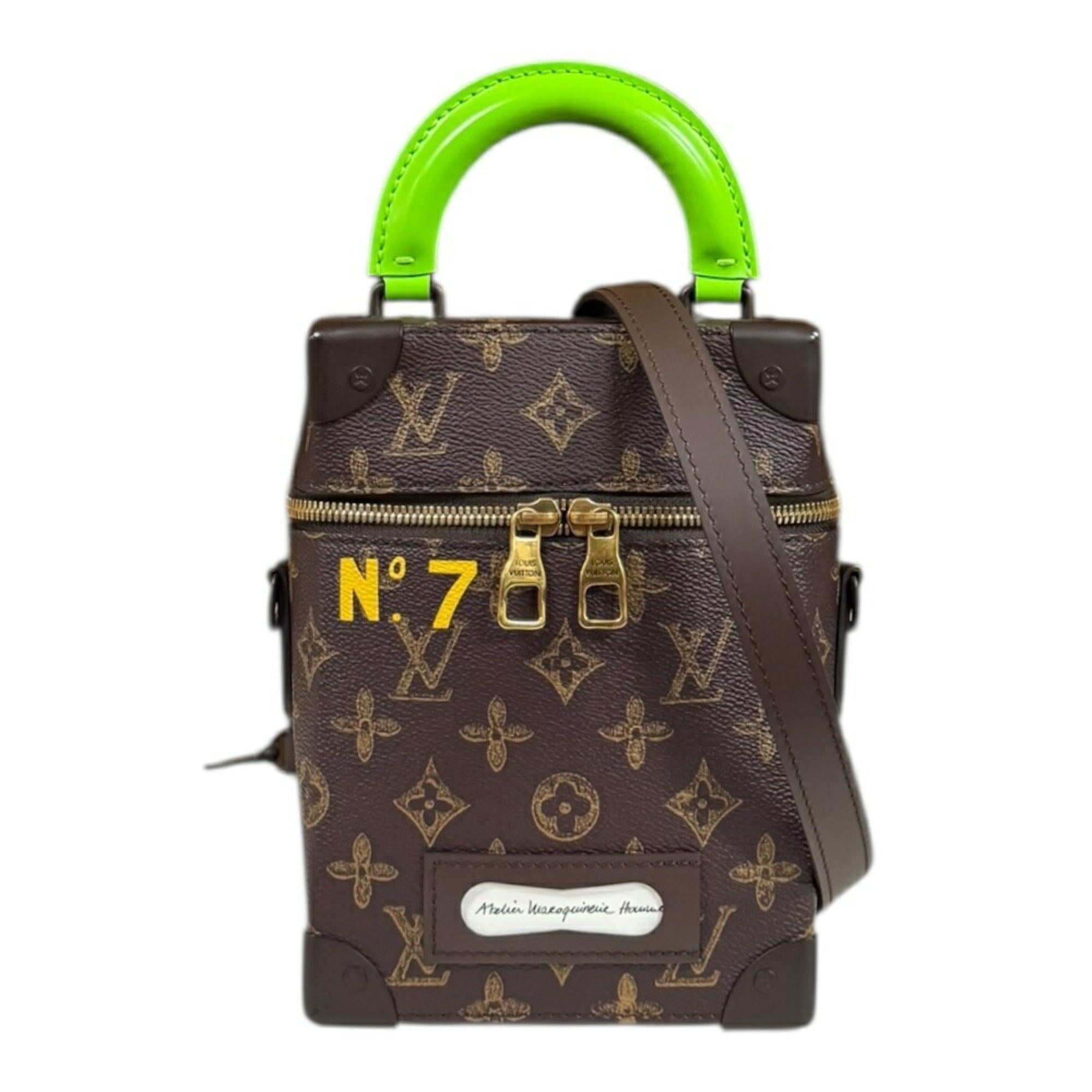 Louis Vuitton Monogram Brown Green Monogram Shoulder Bag