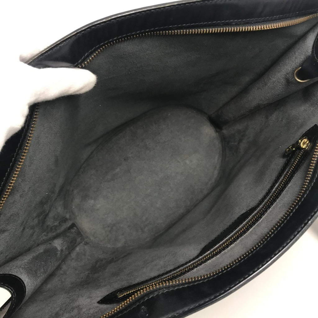 Louis Vuitton Black Noir Epi Leather Shoulder Bag Tote Bag